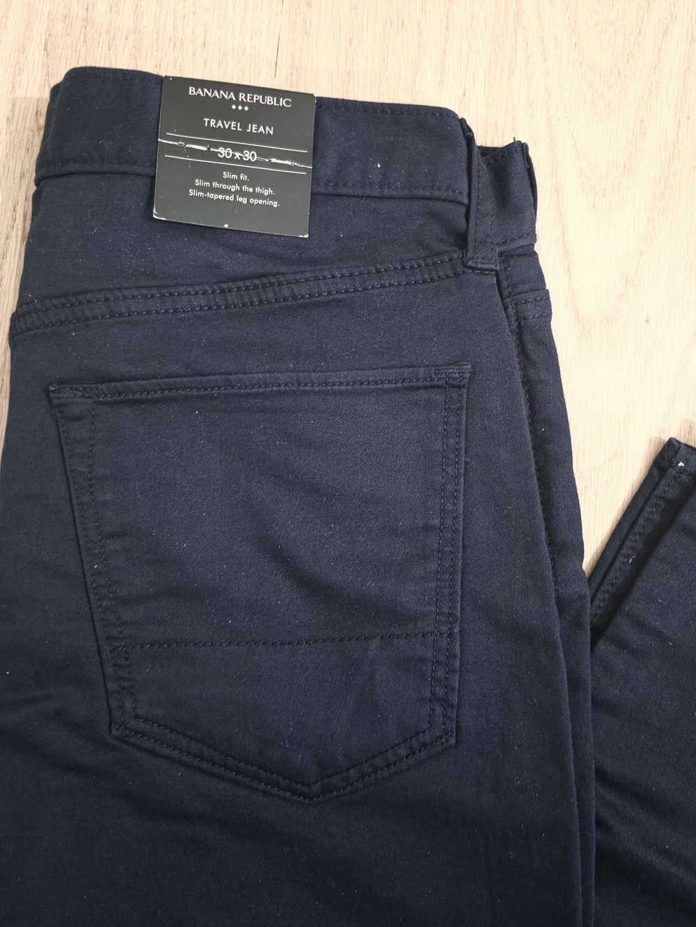 Banana Republic Slim Travel Jeans - Dark Navy